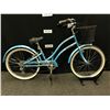 Image 1 : BLUE ASAMA WAY TO GO 8 SPEED CRUISER BIKE, 15" FRAME SIZE