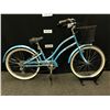 Image 1 : BLUE ASAMA WAY TO GO 8 SPEED CRUISER BIKE, 15" FRAME SIZE