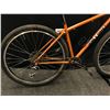 Image 2 : ORANGE ON ONE 9 SPEED TRAIL BIKE WITH FRONT AND REAR HYDRAULIC DISC BRAKES AND CLIP PEDALS