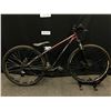 Image 1 : BLACK KONA SPLICE 24 SPEED FRONT SUSPENSION MOUNTAIN BIKE WITH FRONT AND REAR DISC BRAKES