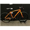 Image 1 : ORANGE RALEIGH MISCEO 24 SPEED HYBRID TRAIL BIKE WITH FRONT AND REAR DISC BRAKES