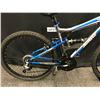 Image 2 : BLUE AND GREY AVIGO MOUNTAIN RIDGE 18 SPEED FULL SUSPENSION MOUNTAIN BIKE WITH FRONT AND REAR DISC