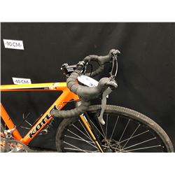 ORANGE KONA JAKE CX 20 SPEED ROAD BIKE WITH FRONT AND REAR DISC