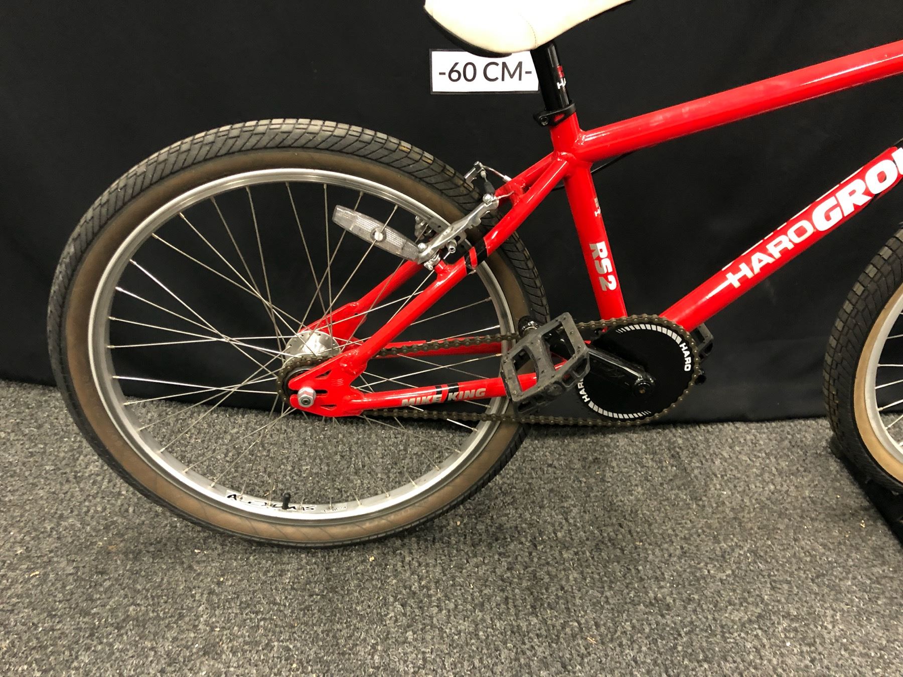 BLACK AND RED HARO GROUP 1 BMX RACE BIKE - Able Auctions