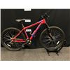 Image 1 : RED CCM TRAILHEAD 21 SPEED FAT TIRE FRONT SUSPENSION TRAIL BIKE WITH FRONT AND REAR DISC BRAKES