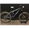 Image 1 : BLUE AND BLACK BRODIE BRUZZA 16 SPEED FRONT SUSPENSION MOUNTAIN BIKE WITH FRONT AND REAR HYDRAULIC