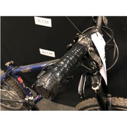 BLUE AND BLACK BRODIE BRUZZA 16 SPEED FRONT SUSPENSION MOUNTAIN