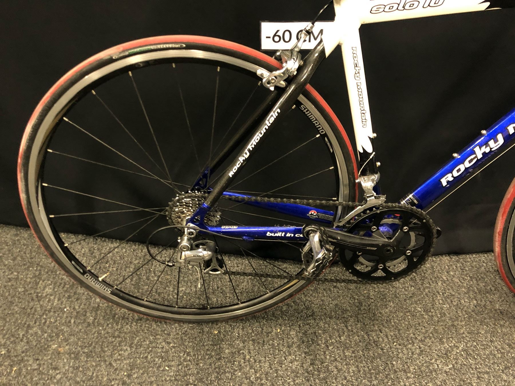 BLUE AND WHITE ROCKY MOUNTAIN SOLO 10 16 SPEED ROAD BIKE 52 CM FRAME SIZE blue-and-white-rocky-mountain-solo-10-16-speed-road-bike-52-cm-frame-size