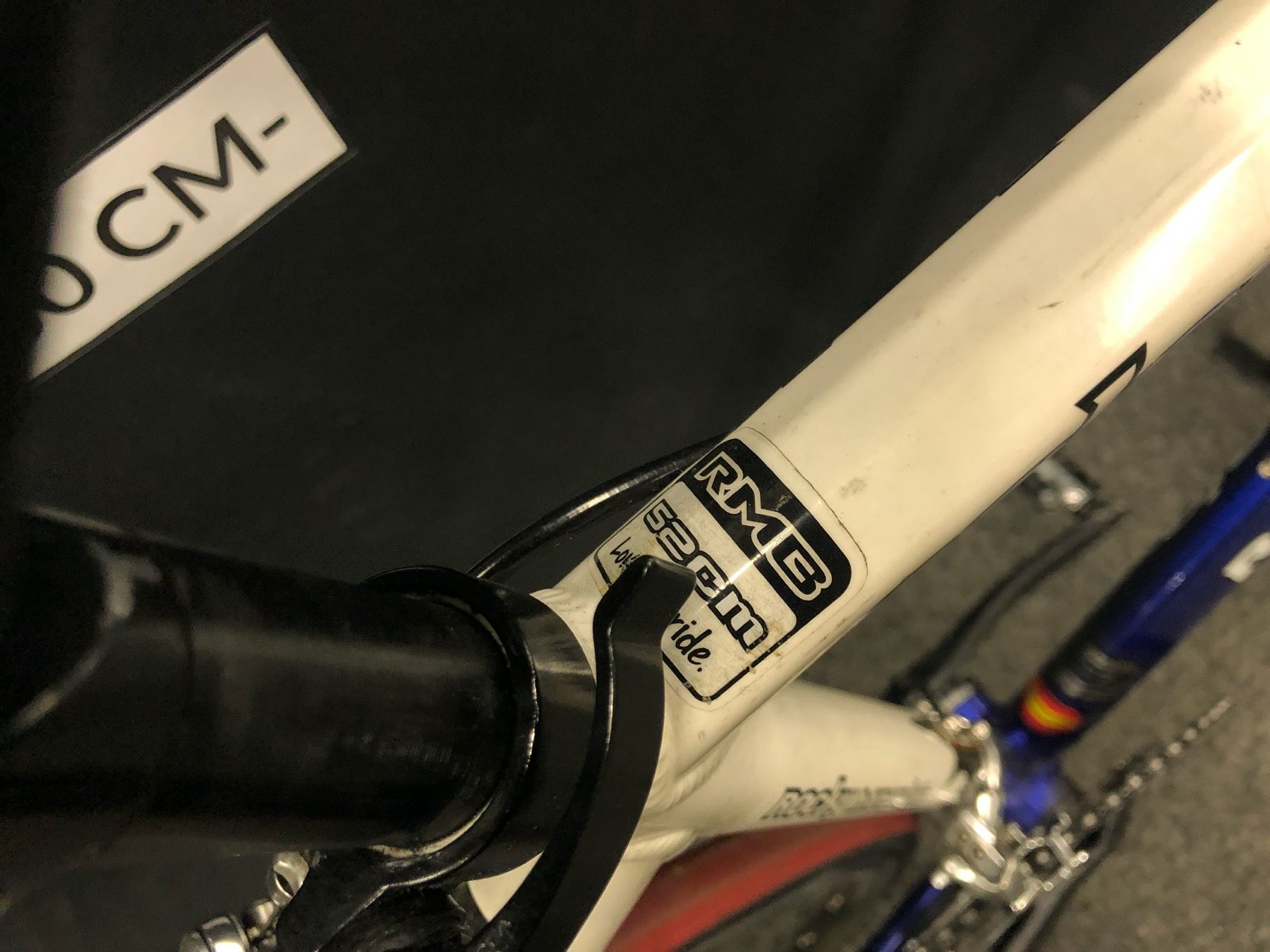 BLUE AND WHITE ROCKY MOUNTAIN SOLO 10 16 SPEED ROAD BIKE 52 CM FRAME SIZE blue-and-white-rocky-mountain-solo-10-16-speed-road-bike-52-cm-frame-size