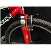 Image 2 : GREEN AND RED KONA KING KIKAPU 3 SPEED FULL SUSPENSION MOUNTAIN BIKE, REAR GEARS REMOVED, FRONT