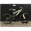 Image 1 : GREEN AND GREY SPECIALIZED 8 SPEED FULL SUSPENSION MOUNTAIN BIKE WITH FRONT AND REAR HYDRAULIC DISC