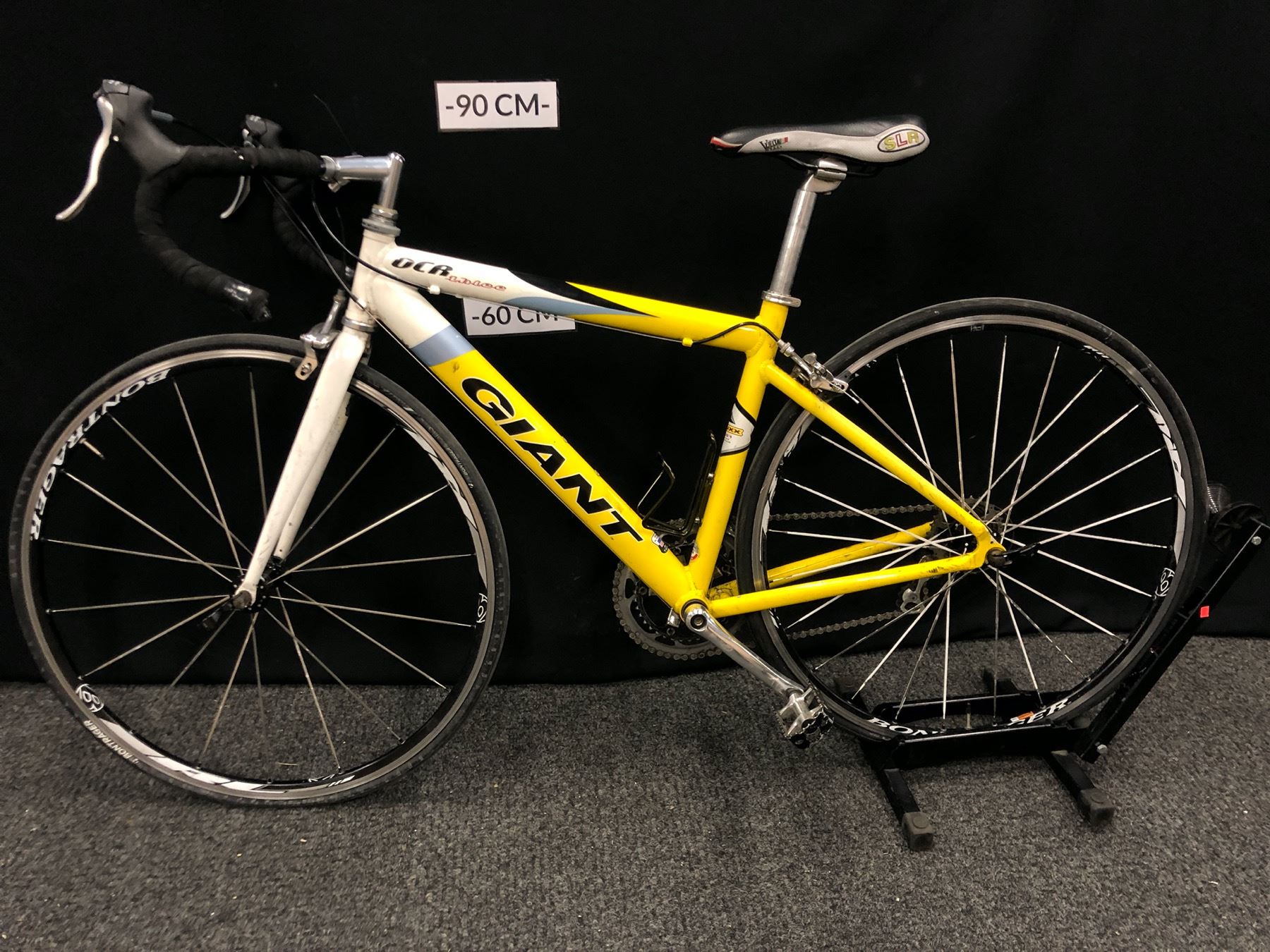Yellow And White Giant Ocr Speed Road Bike Small 44 Cm Frame Size Yellow And White Giant Ocr Speed Road Bike Small 44 Cm Frame Size