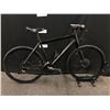 Image 1 : BLACK CANNONDALE 27 SPEED HYBRID ROAD BIKE WITH FRONT AND REAR HYDRAULIC DISC BRAKES AND ONE SIDED