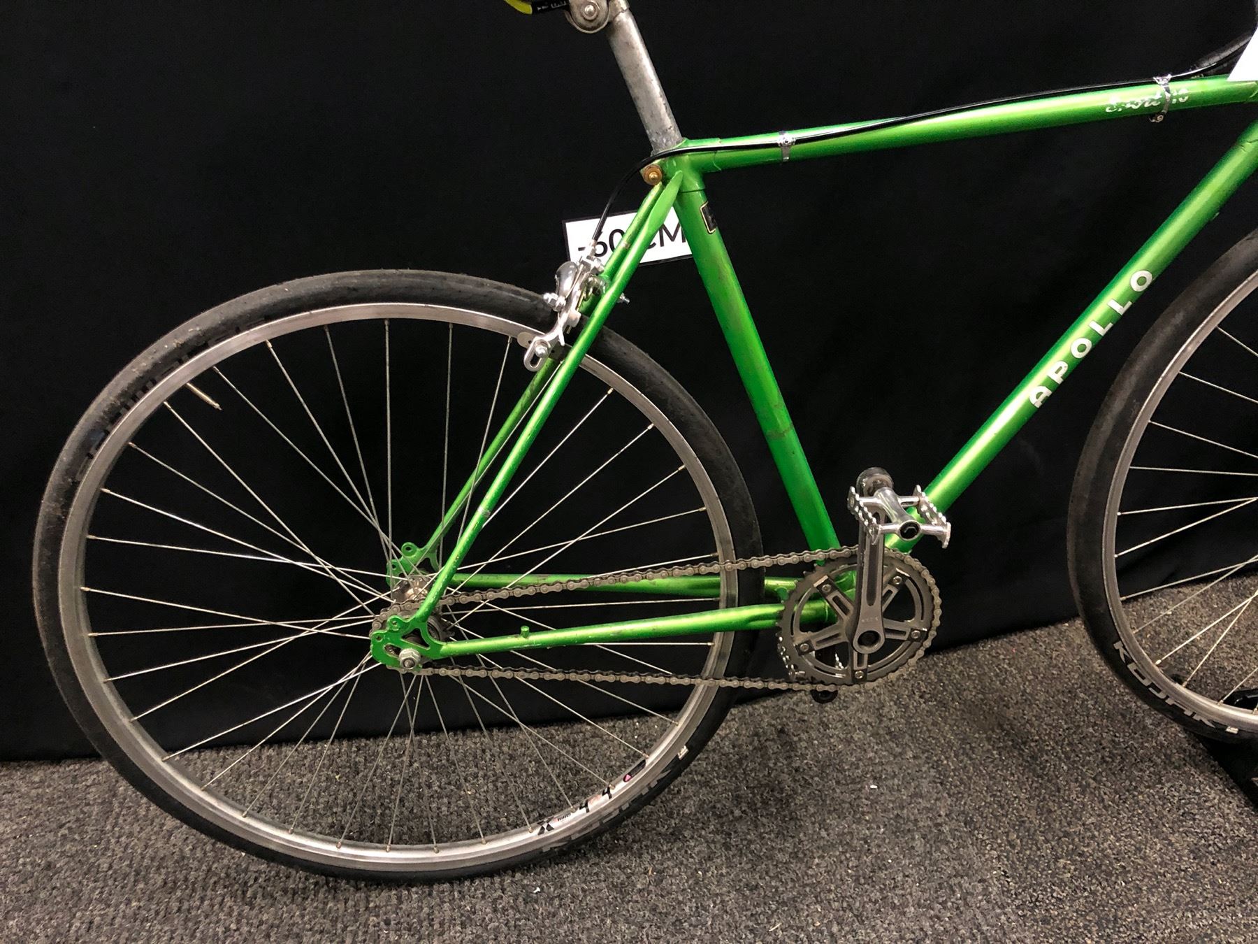 GREEN APOLLO SPORT 10 SINGLE SPEED ROAD BIKE
