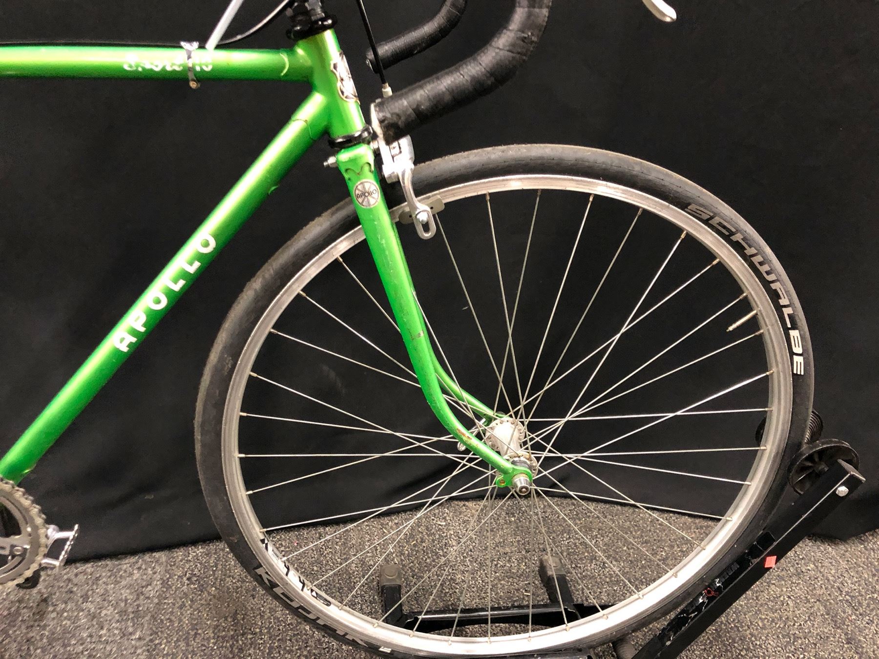 GREEN APOLLO SPORT 10 SINGLE SPEED ROAD BIKE