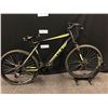 Image 2 : GREEN AND BLACK GT AGGRESSOR 21 SPEED FRONT SUSPENSION MOUNTAIN BIKE WITH FRONT AND REAR DISC