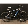 Image 2 : BLUE AND GREY HYPER BOUNDARY TRAIL 26 18 SPEED FRONT SUSPENSION MOUNTAIN BIKE