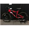 Image 8 : RED CCM SCOPE 21 SPEED FULL SUSPENSION MOUNTAIN BIKE WITH FRONT AND REAR DISC BRAKES, 19" FRAME