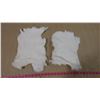 Image 1 : TWO WHITE RABBIT PELTS
