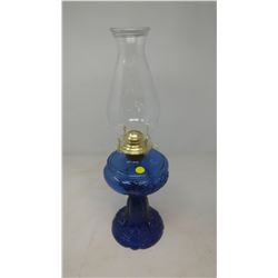 COBALT BLUE COAL OIL LAMP