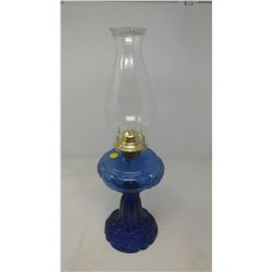 COBALT BLUE COAL OIL LAMP