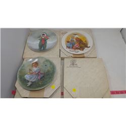 FOUR COLLECTOR PLATES - KISS FOR MOTHER UNOPENED