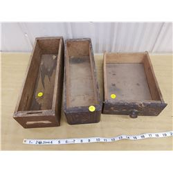 3 sewing machine drawers