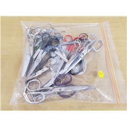 bag full of old scissors