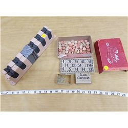 fishing rod holders and antique lotto game