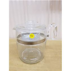 Pyrex glass coffee maker