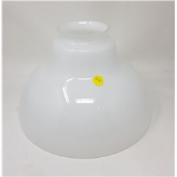 MILK GLASS LAMP SHADE 12"