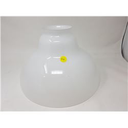 MILK GLASS LAMP SHADE 12"