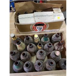 TWO BOXES OF BEER BOTTLES (CALGARY, SCHMIDT, ASST)