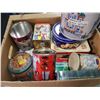 Image 1 : BOX OF COLLECTOR TINS