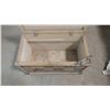 Image 3 : WOODEN TRUNK ON CASTERS 30W X 16D X 19H"