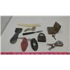 Image 1 : ASSORTED LOT- KEY HOLDER, LOCK, RAZORSTROP, ETC.