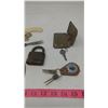 Image 2 : ASSORTED LOT- KEY HOLDER, LOCK, RAZORSTROP, ETC.