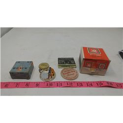 BUICK & VAUXHALL BOXES, FUR SALON MATCHES, ETC.