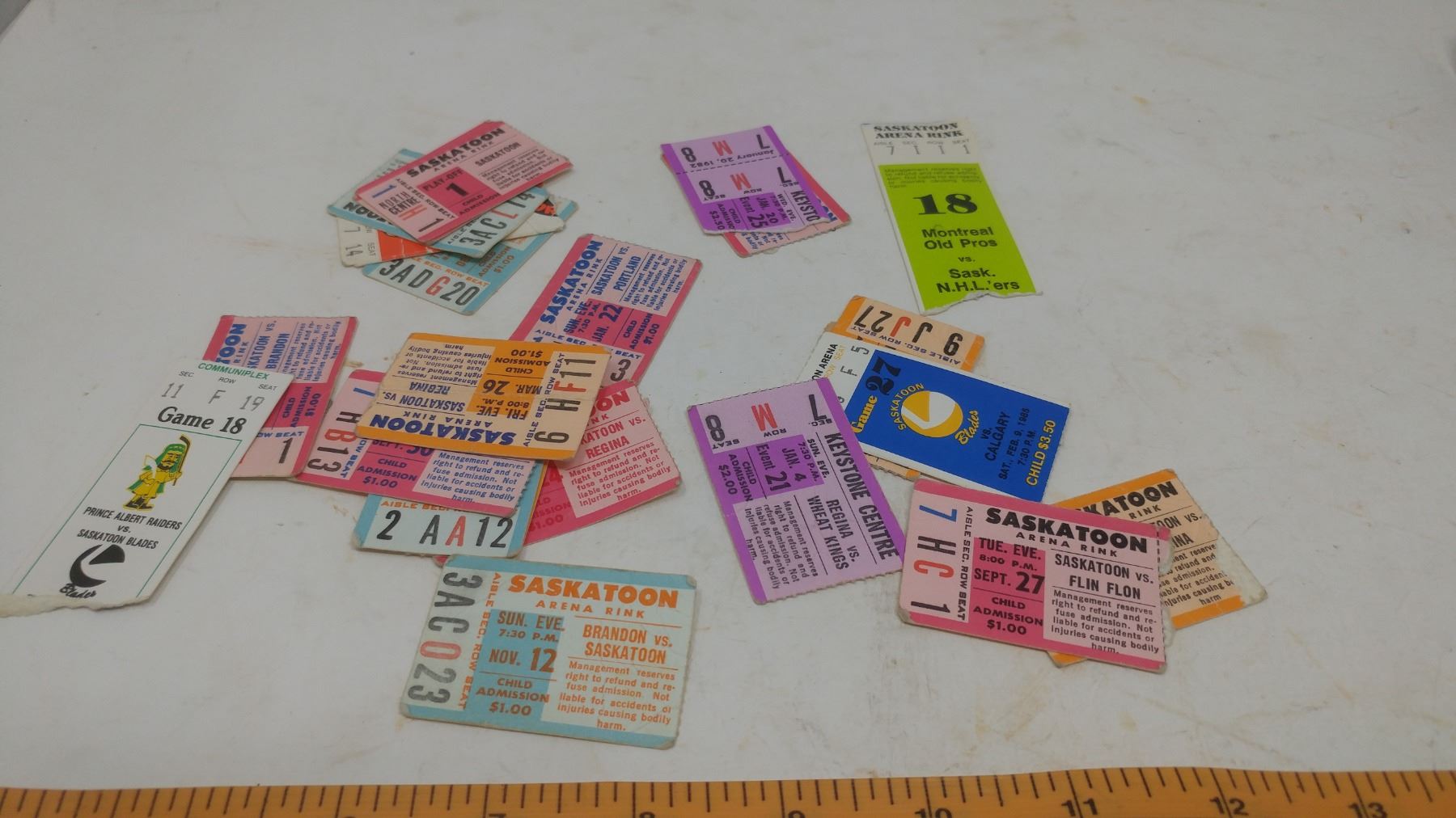 WHL TICKET STUBS Schmalz Auctions