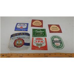 1913 REGINA CIGAR BOX LABEL & ASSORTED LABELS
