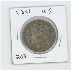 1891 USA ONE DOLLAR