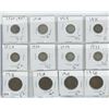 Image 1 : 1907 (1) CANADIAN NICKEL,(7) 1910,1913,1919,ETC CANADIAN 10 CENT & ASSORTED COINS