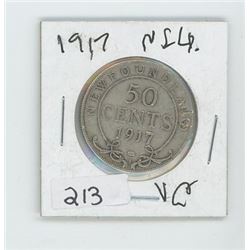1917NFLD 50 CENT COIN