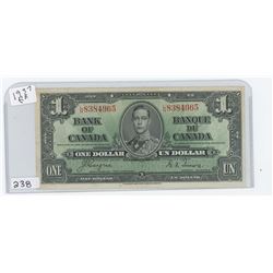 1937 BANK OF CANADA $1.00