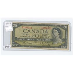 1954 CANADA $20.00