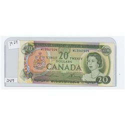 1969 CANADA $20.00