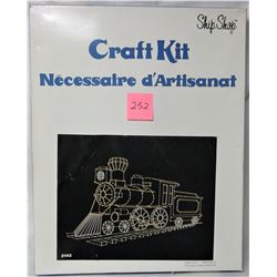 1976 ship shop string art kit 'Engine #9'