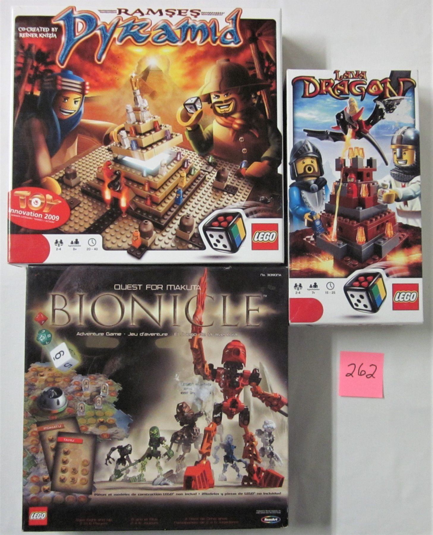 Lego games 2001 Quest for Makuta, 2010 #3838 Lava Dragon, 2010