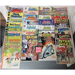 Lot of 29 comics 1970's - 1980's assorted Walt Disney, Archie, Jughead, super heroes