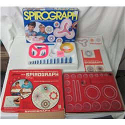 1968 & 1986 spirograph sets boxed with instructions